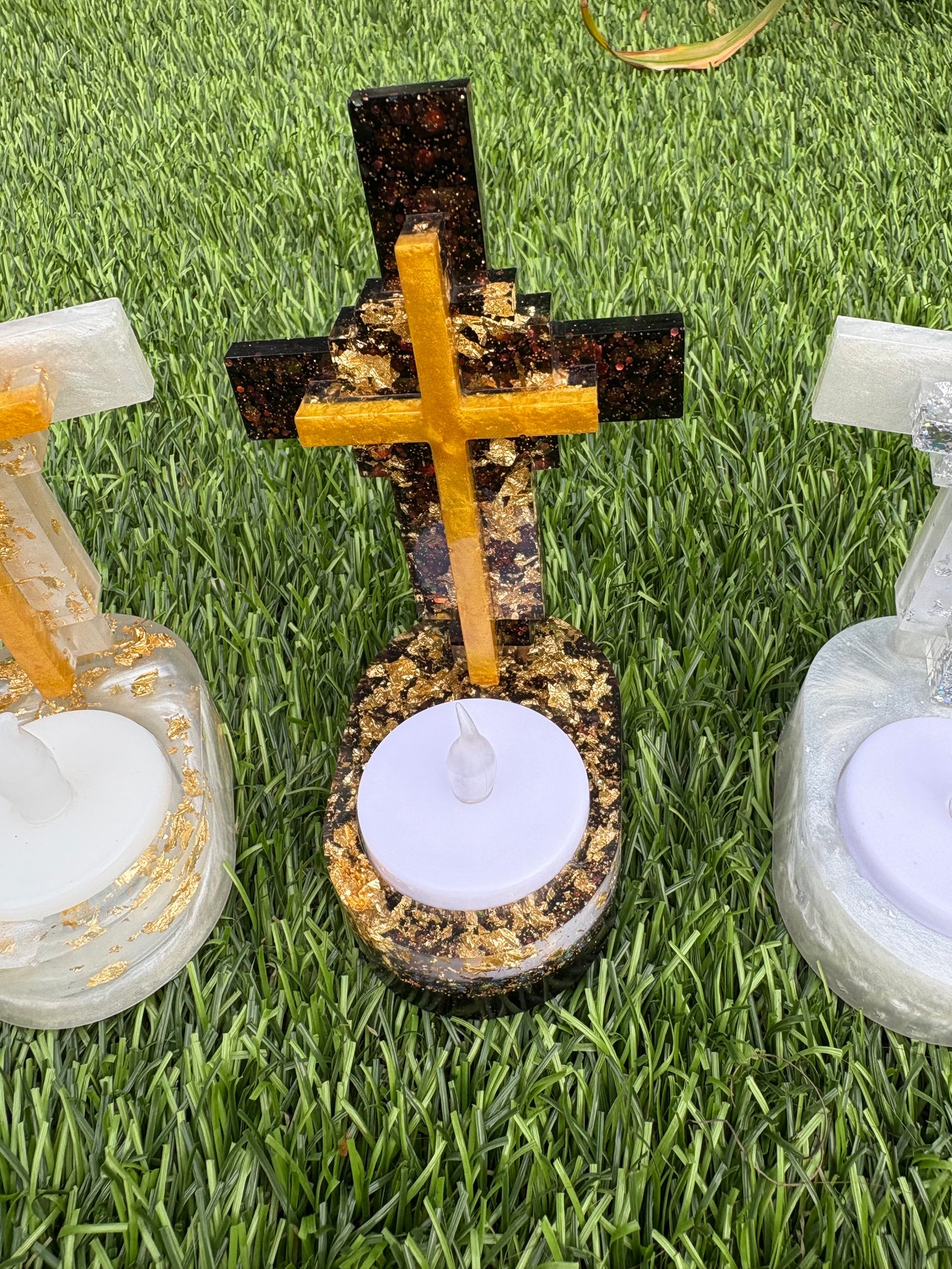 Cross Candle Holder