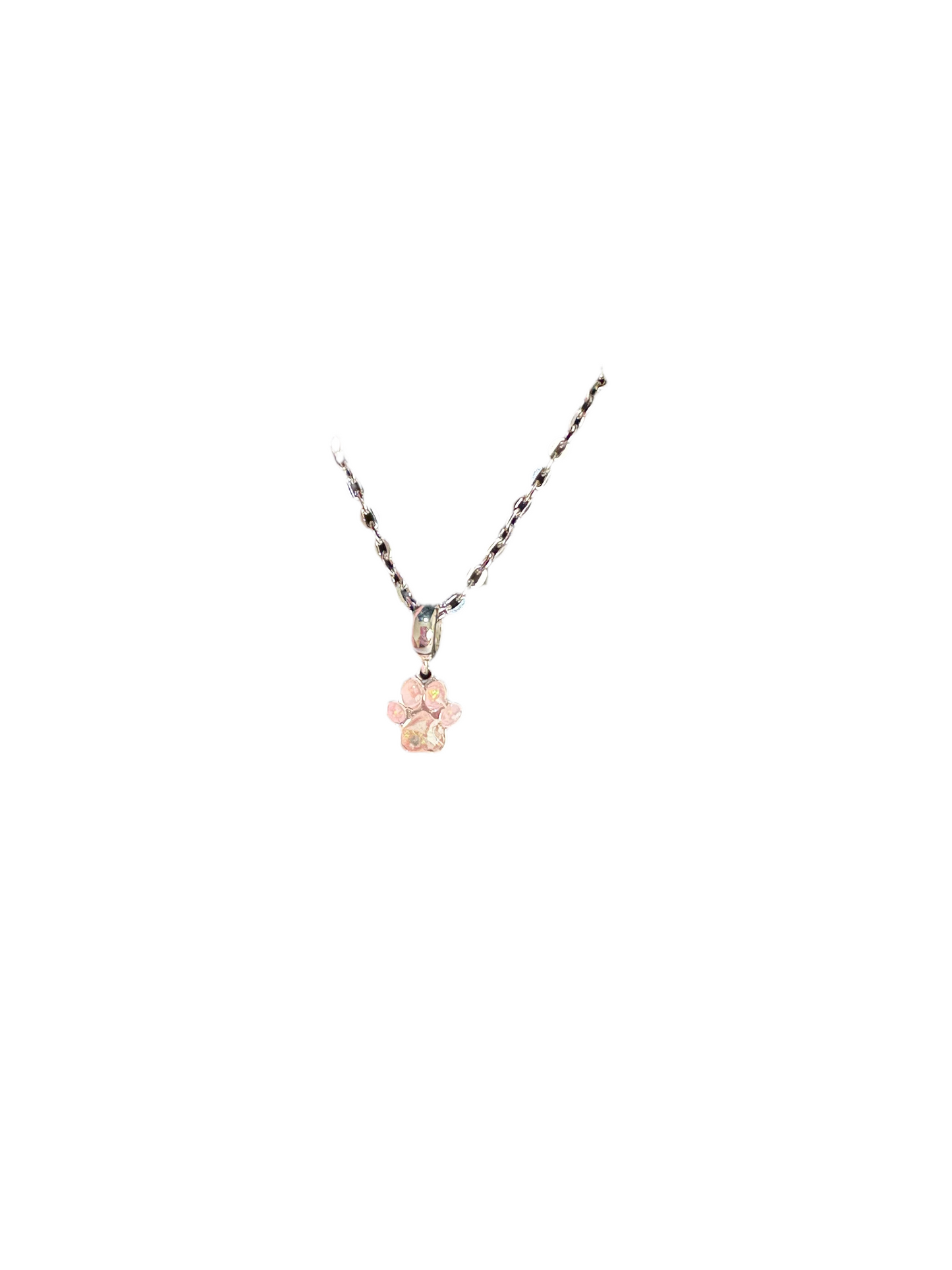 Perfect paw print 925 silver pendant