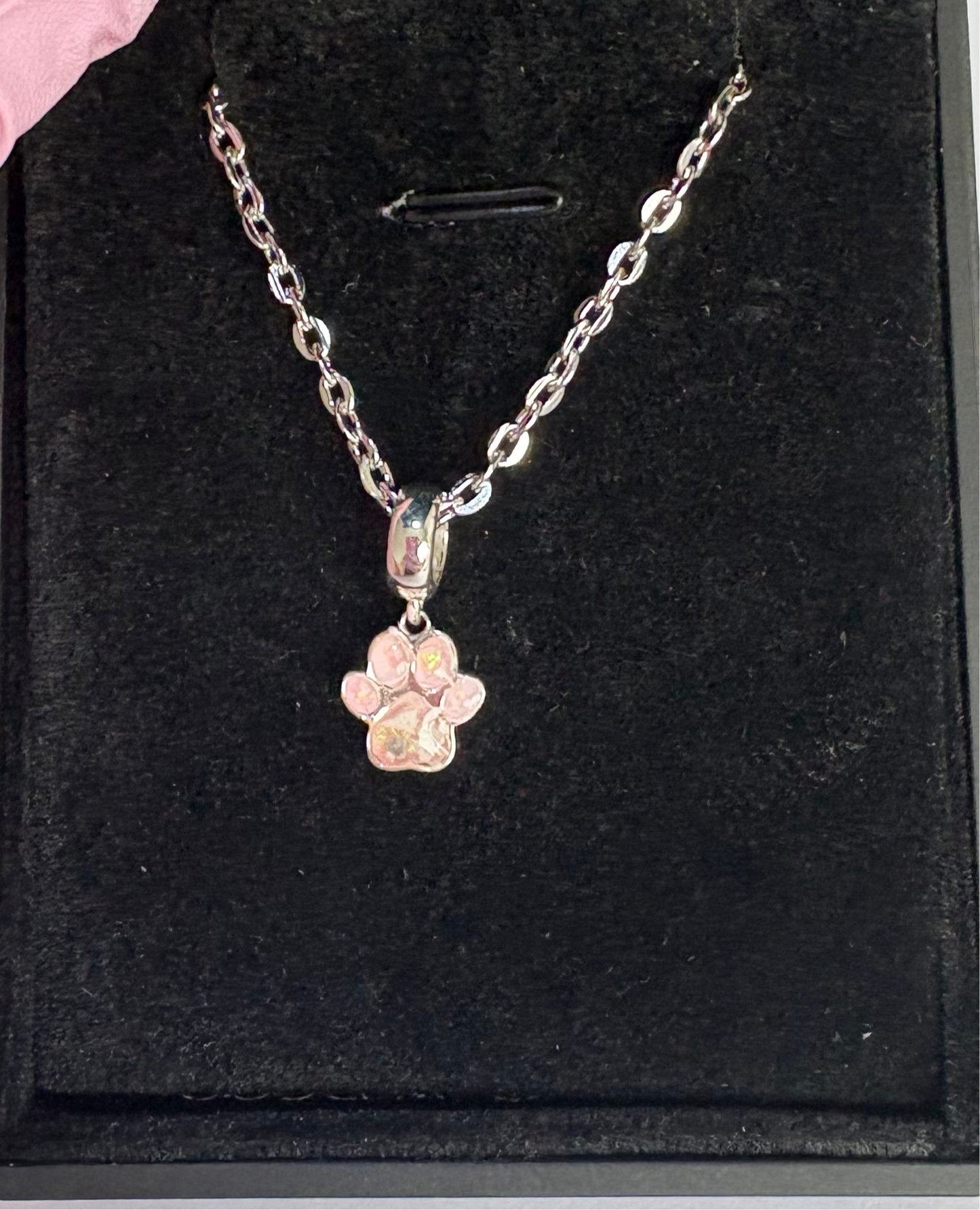 Perfect paw print 925 silver pendant