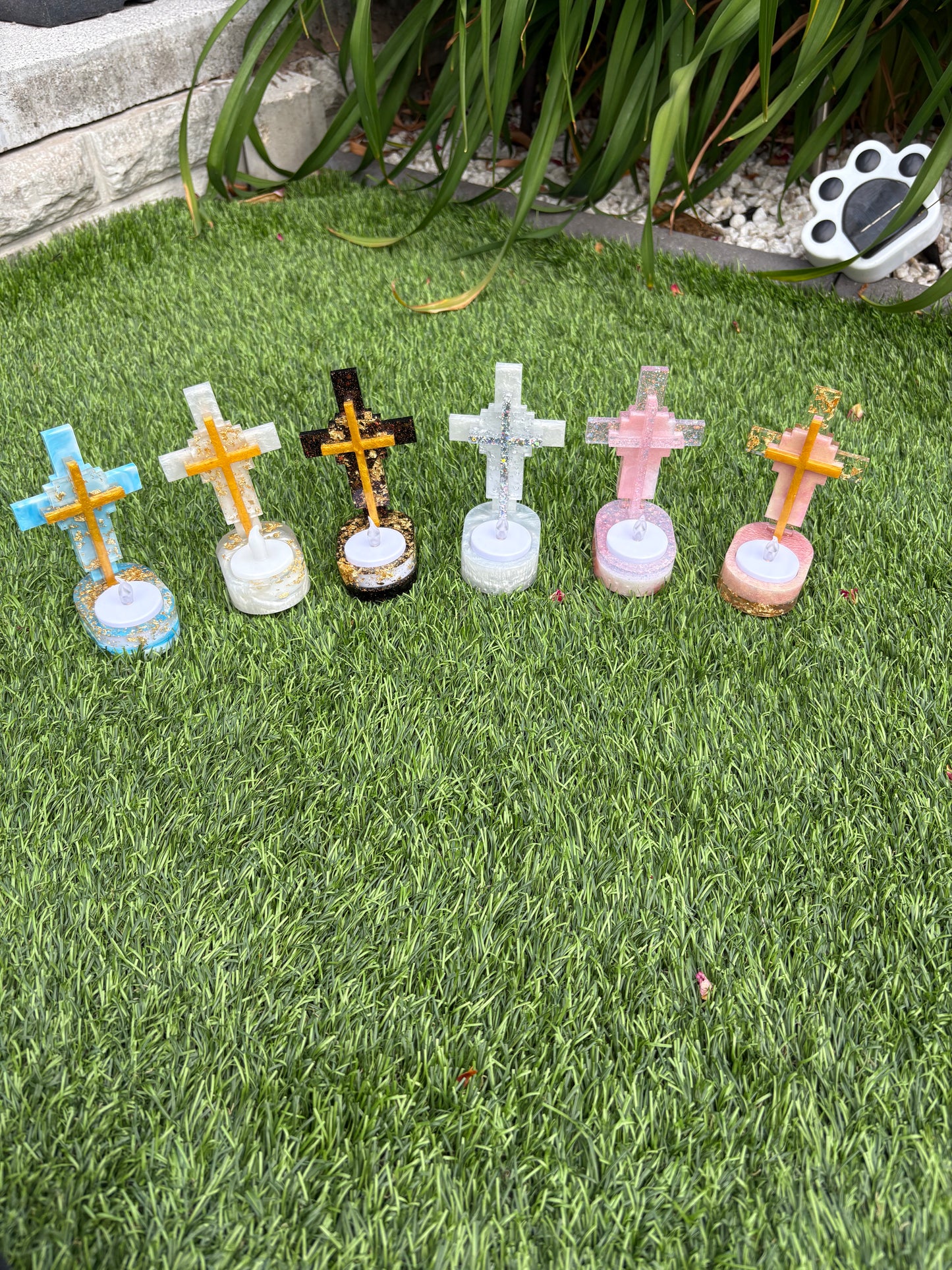 Cross Candle Holder