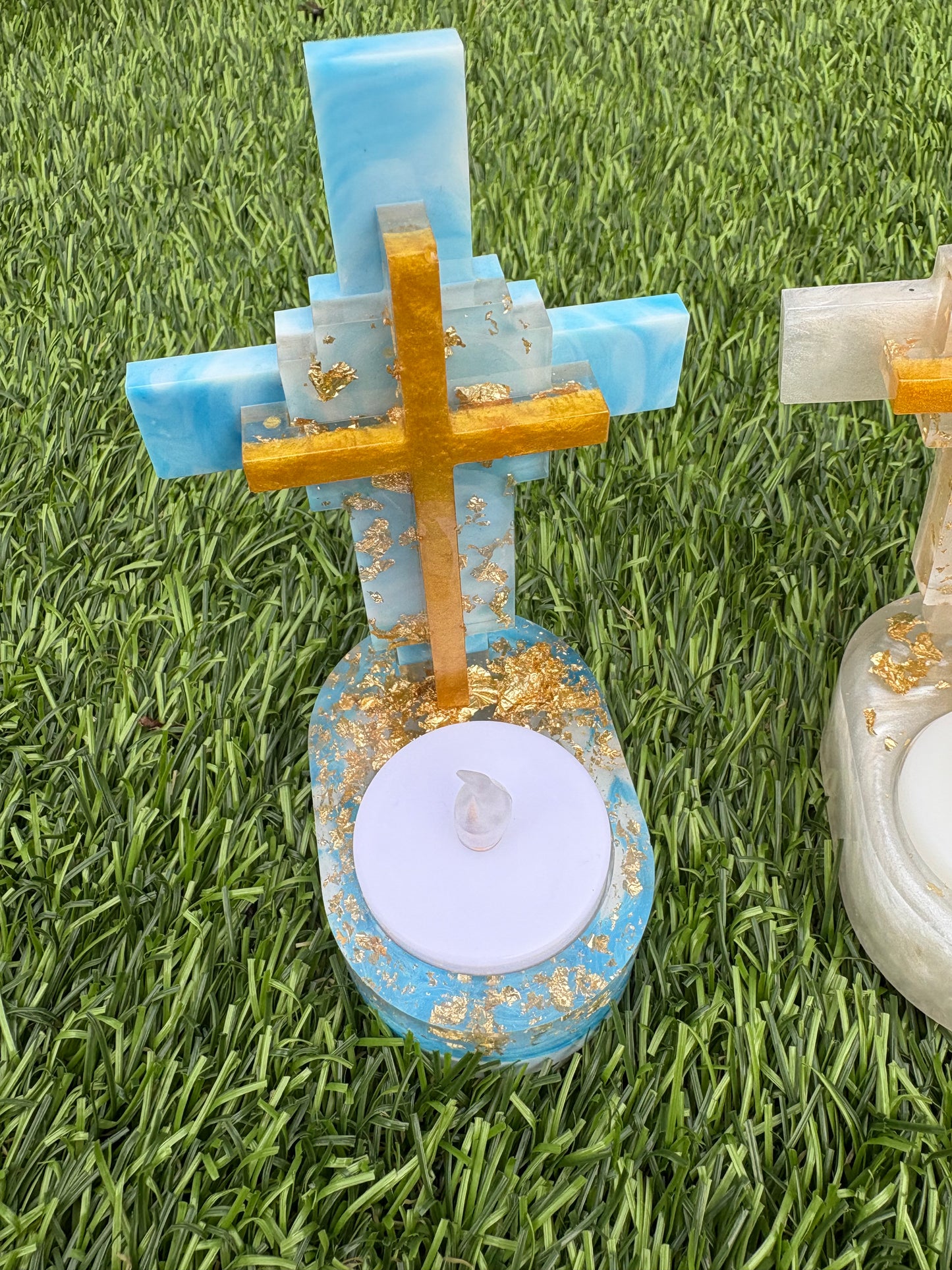Cross Candle Holder