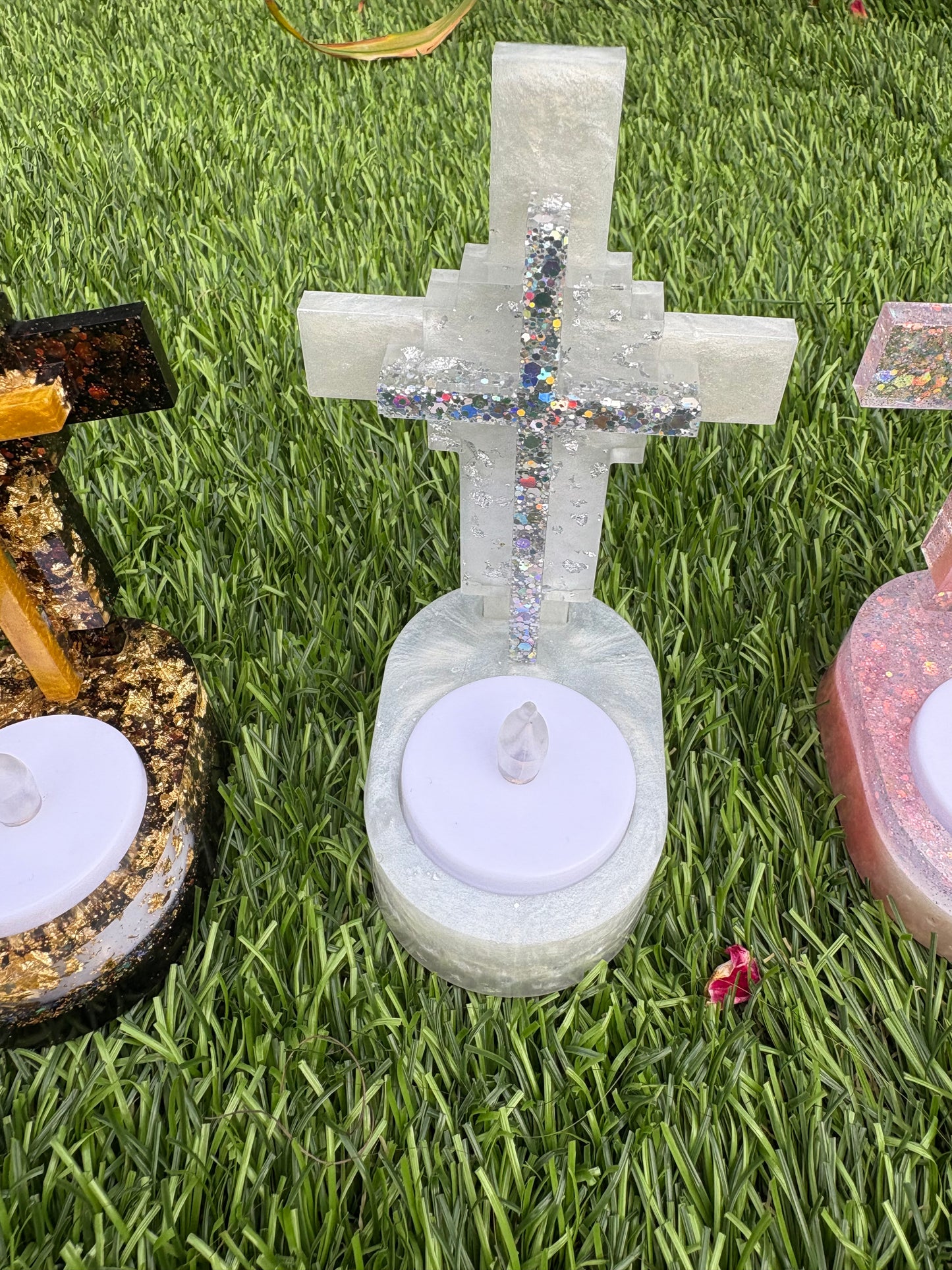 Cross Candle Holder