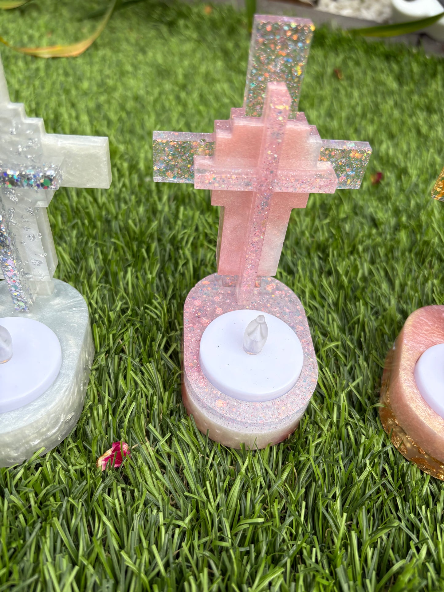Cross Candle Holder
