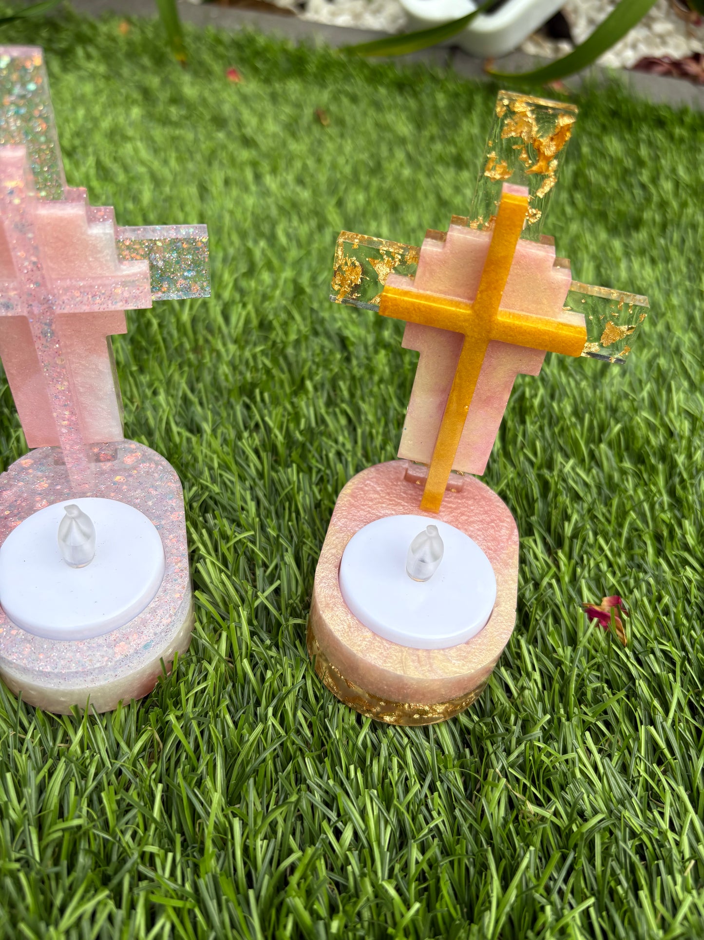 Cross Candle Holder