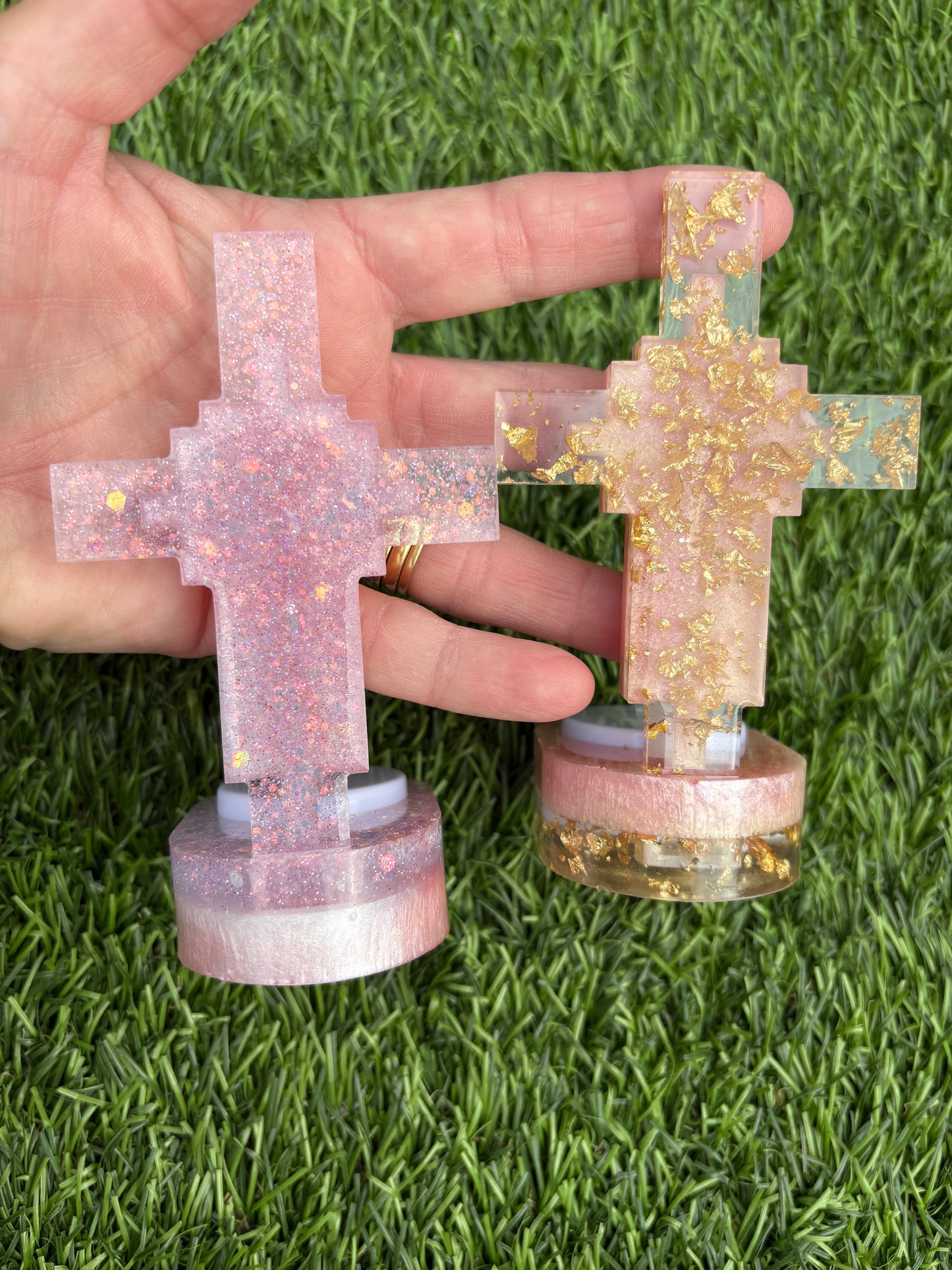 Cross Candle Holder