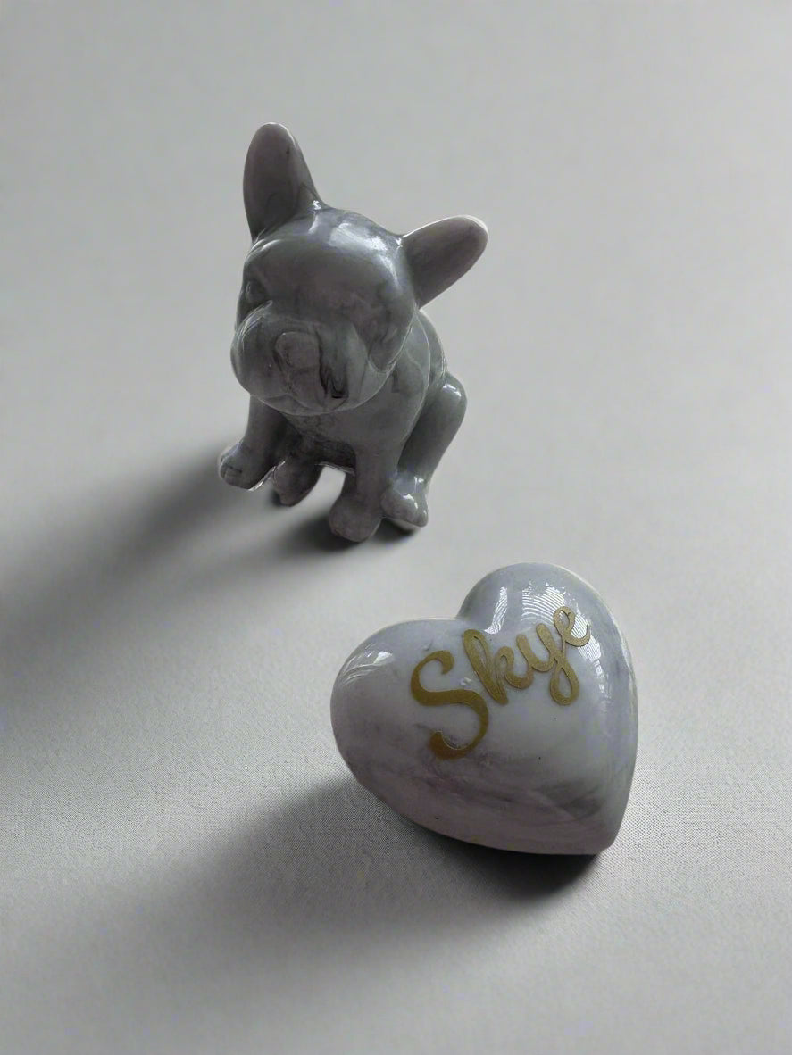 French Bulldog Memorial Statue