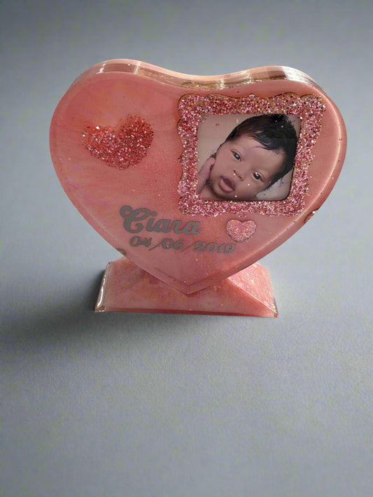 Heart With Stand (Including Photo)