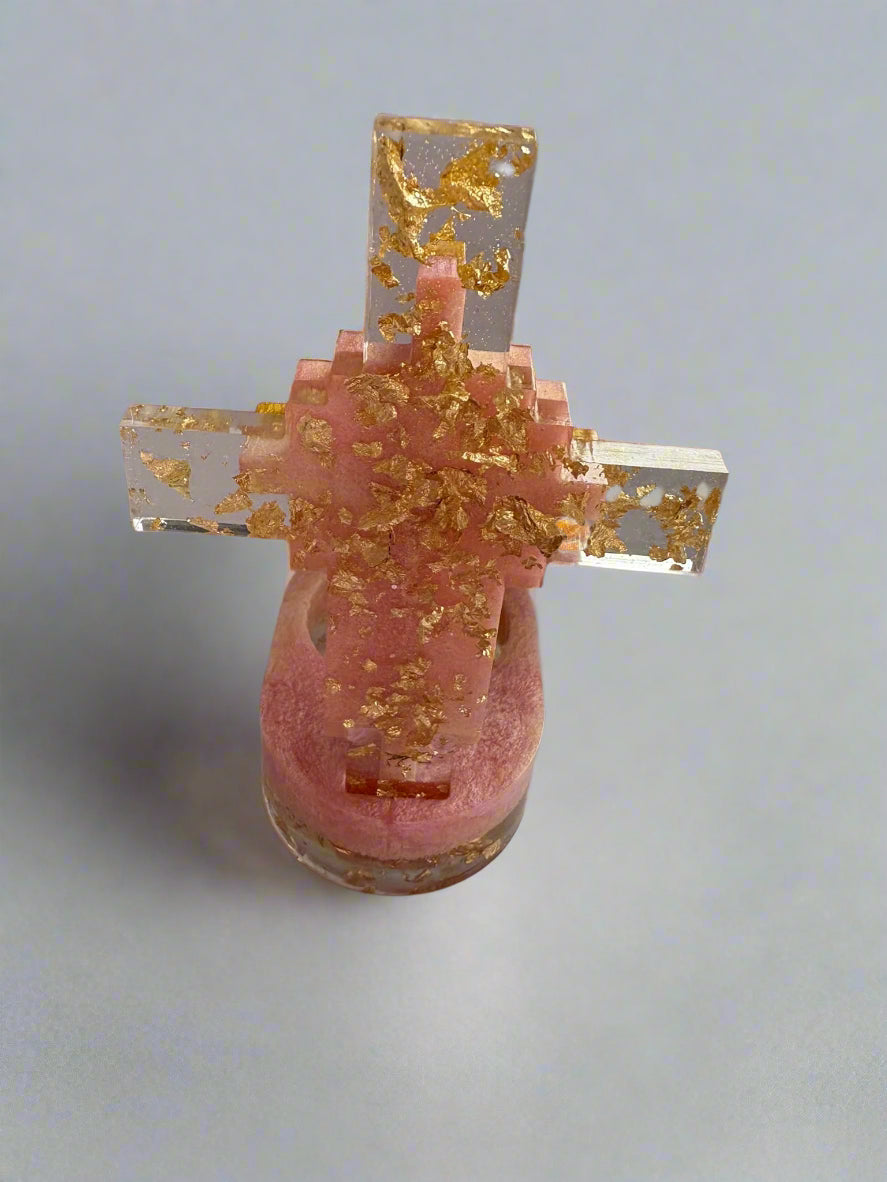 Cross Candle Holder